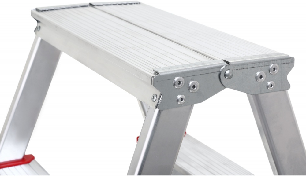 Драбина-стрем’янка BauGut BERG 2-стороння алюмінієва 2х6