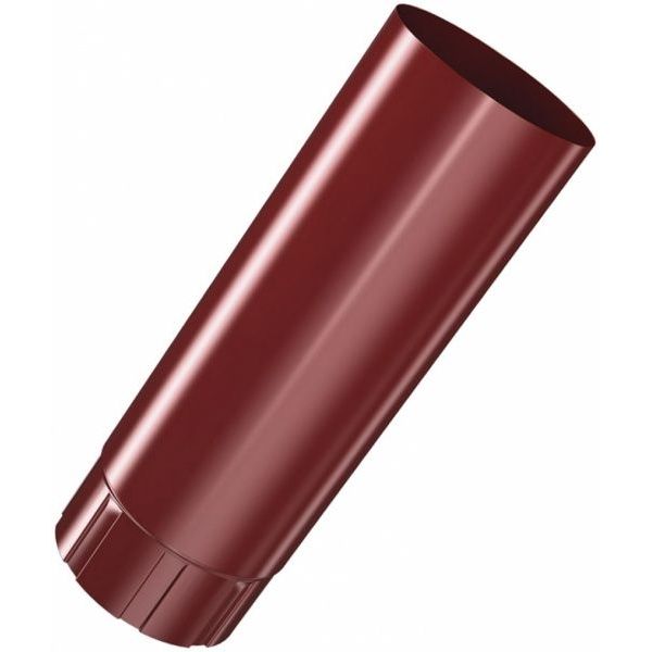 Труба водостічна ROOFART 87 мм 1 м червоний