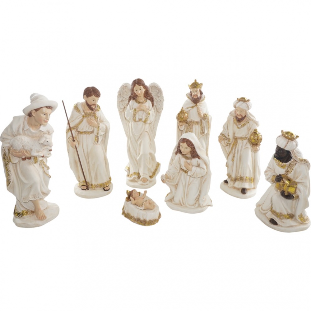 Сувенир рождественский вертеп 8 персонажей ZY351581-1