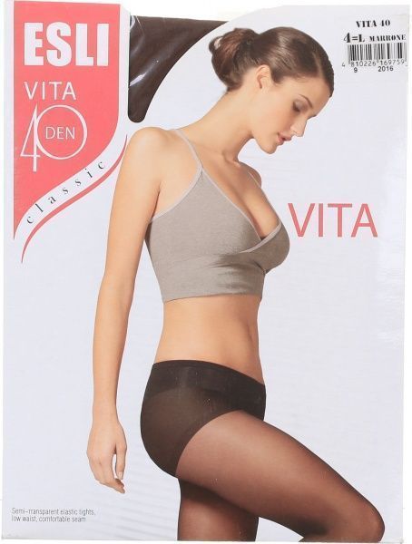 Колготки женские ESLI Vita Vita 40 den marrone р. 4 коричневый 