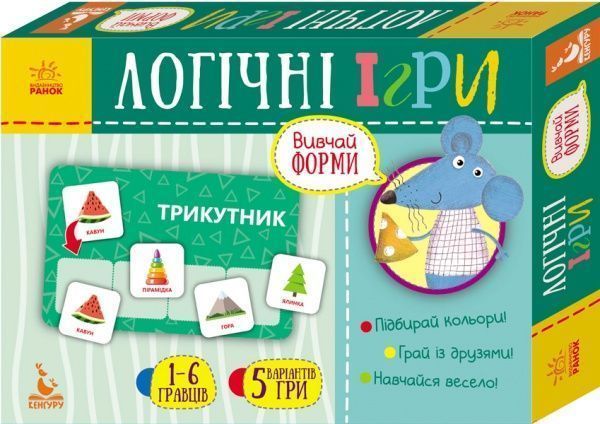 Игра Ранок Логические игры. Изучай формы