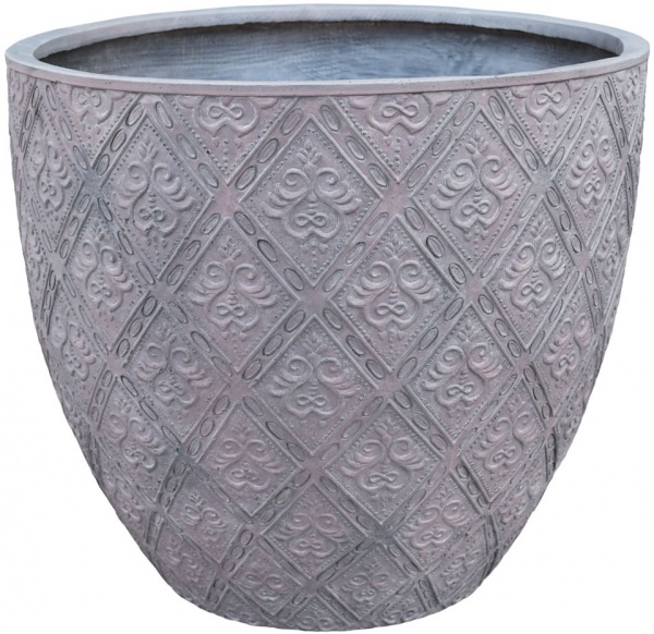Кашпо Engard Гамільтон GA81-3 круглий 100 л бежево-сірий 