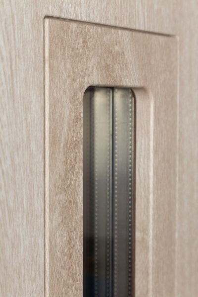 Дверь входная Булат Термо House-705 антрацит / дуб полярный 2050x950 мм левая