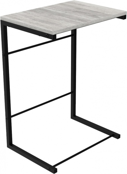 Столик приставной Терри 650х440х330 мм урбан лайт/черный 