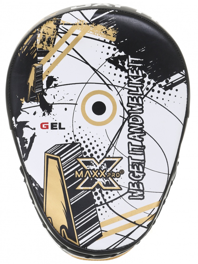 Лапы боксерские MaxxPro RAV-217 черно-белый