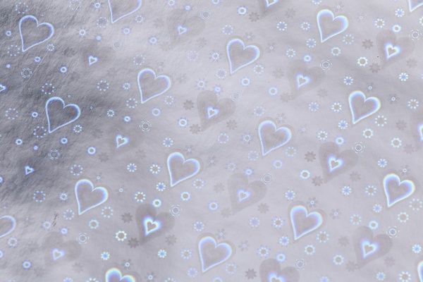 Пленка для обертывания книг Голограмма серебристая ZB.4785-24 ZiBi