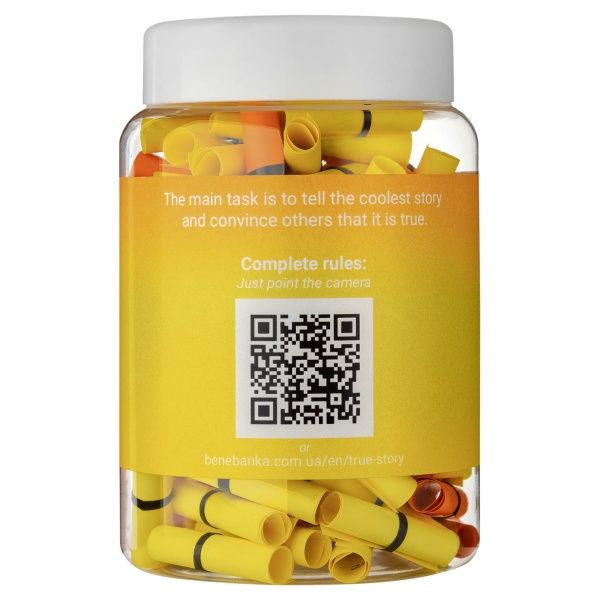 Баночка з записками Bene Banka True Story (англ.) BB09EN