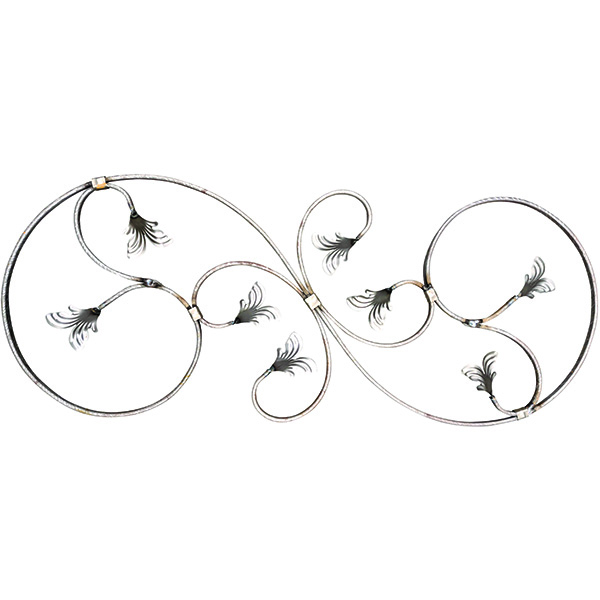 Декоративный элемент 870х350 мм полоса 12х6 21.157