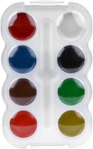 Акварель медовая медова 8 кольорів Тетрада