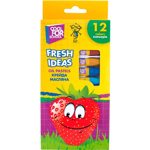 Мел масляный 12 цветов CF60708 Cool For School