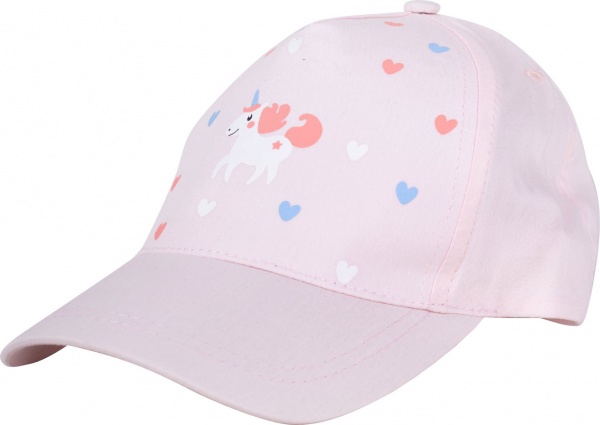 Кепка для девочек YO! р.42-46 светло-розовый CZD-0619G 
