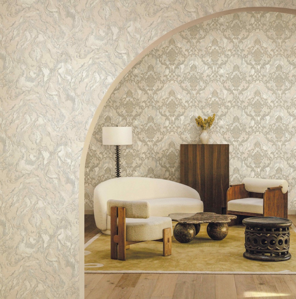 Шпалери вінілові на паперовій основі Слов'янські шпалери Le Grand Gold Палац 4612-03 1,06x10,05 м