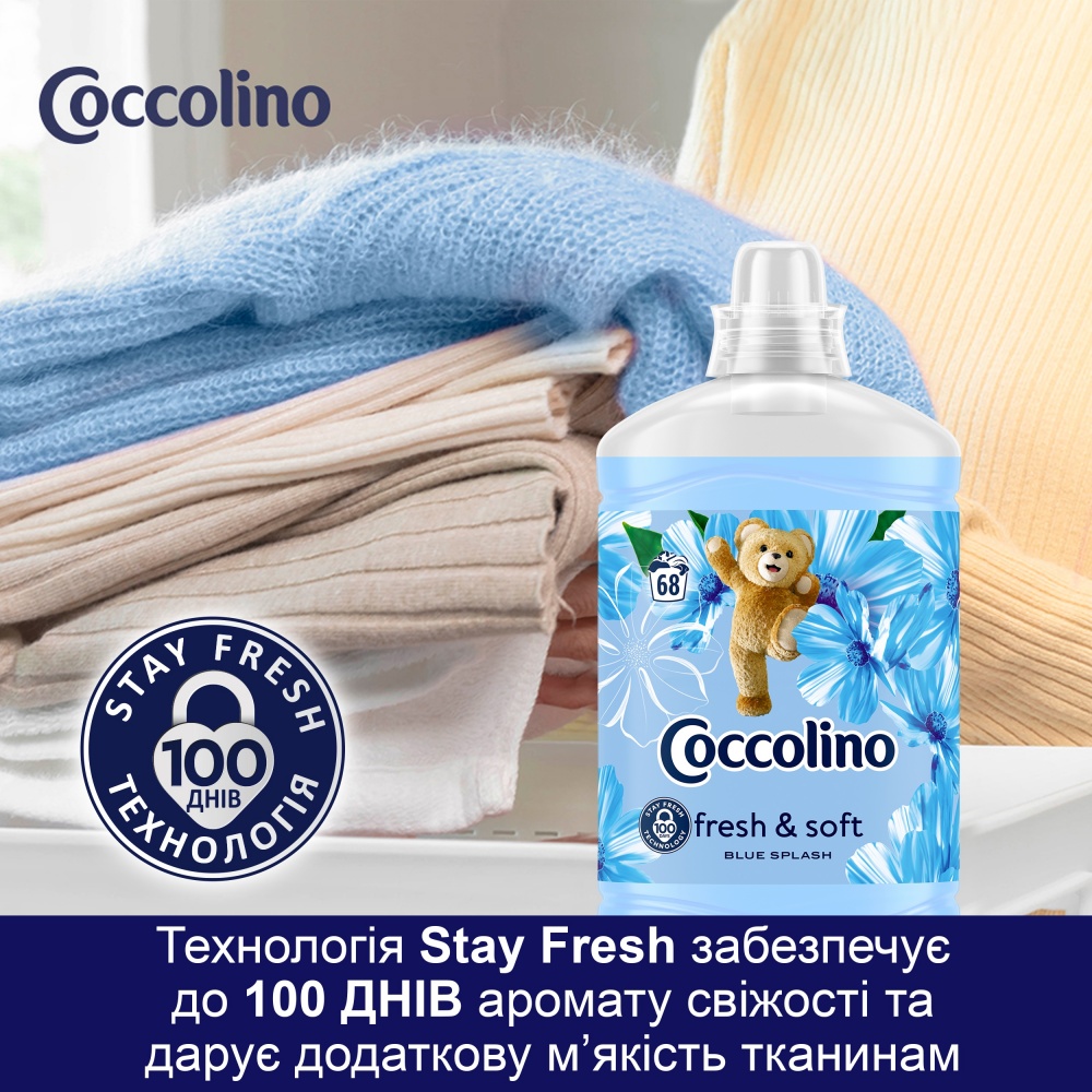 Кондиционер для белья Coccolino Blue Splash 1,7 л