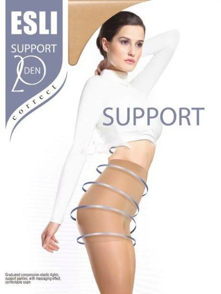 Колготки женские ESLI Support 20 р. 5 Visone 2 пар 