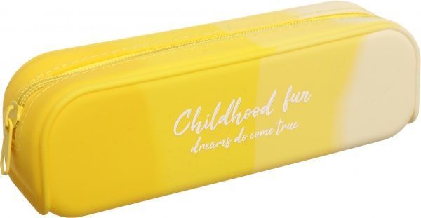 Пенал силіконовий BRPG601-5 Радісне дитинство жовтий