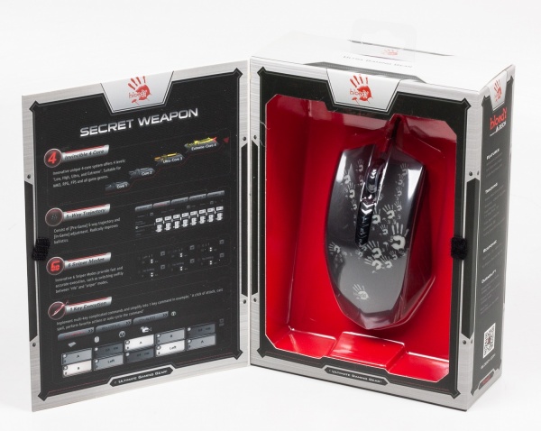 Мишка A4Tech A60A Bloody (Black) black 