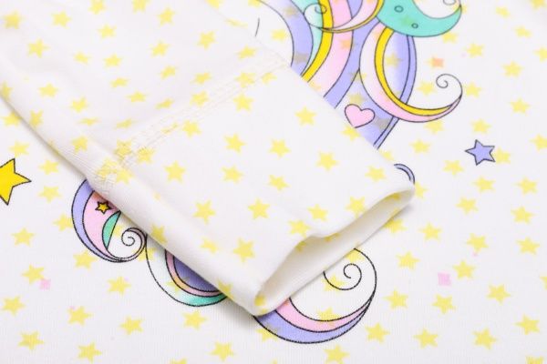 Пижама для девочек Luna Kids Желтая звездочка р.86 бежевый 