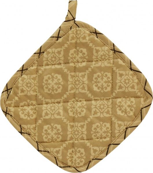 Прихватка Ажур 20x20 см коричневый Прованс 