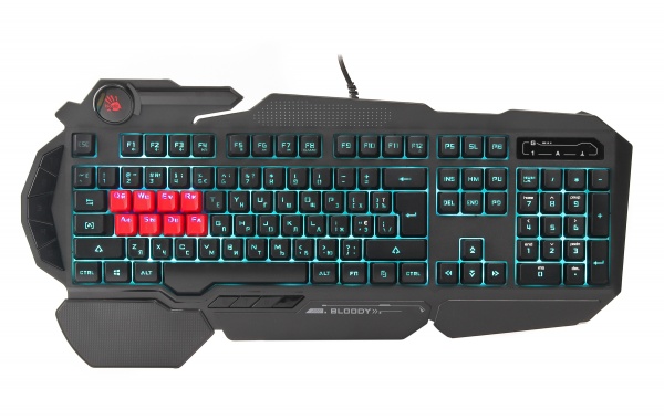 Клавиатура игровая A4Tech (B318 Bloody (Black) LK Black) 8 Light strike black 