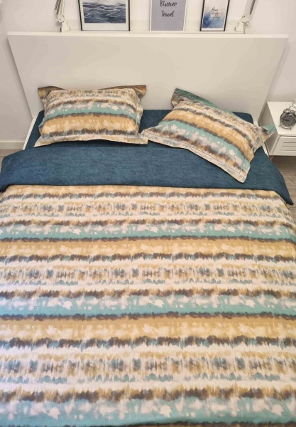 Комплект постільної білизни Смарагд євро Прованс 