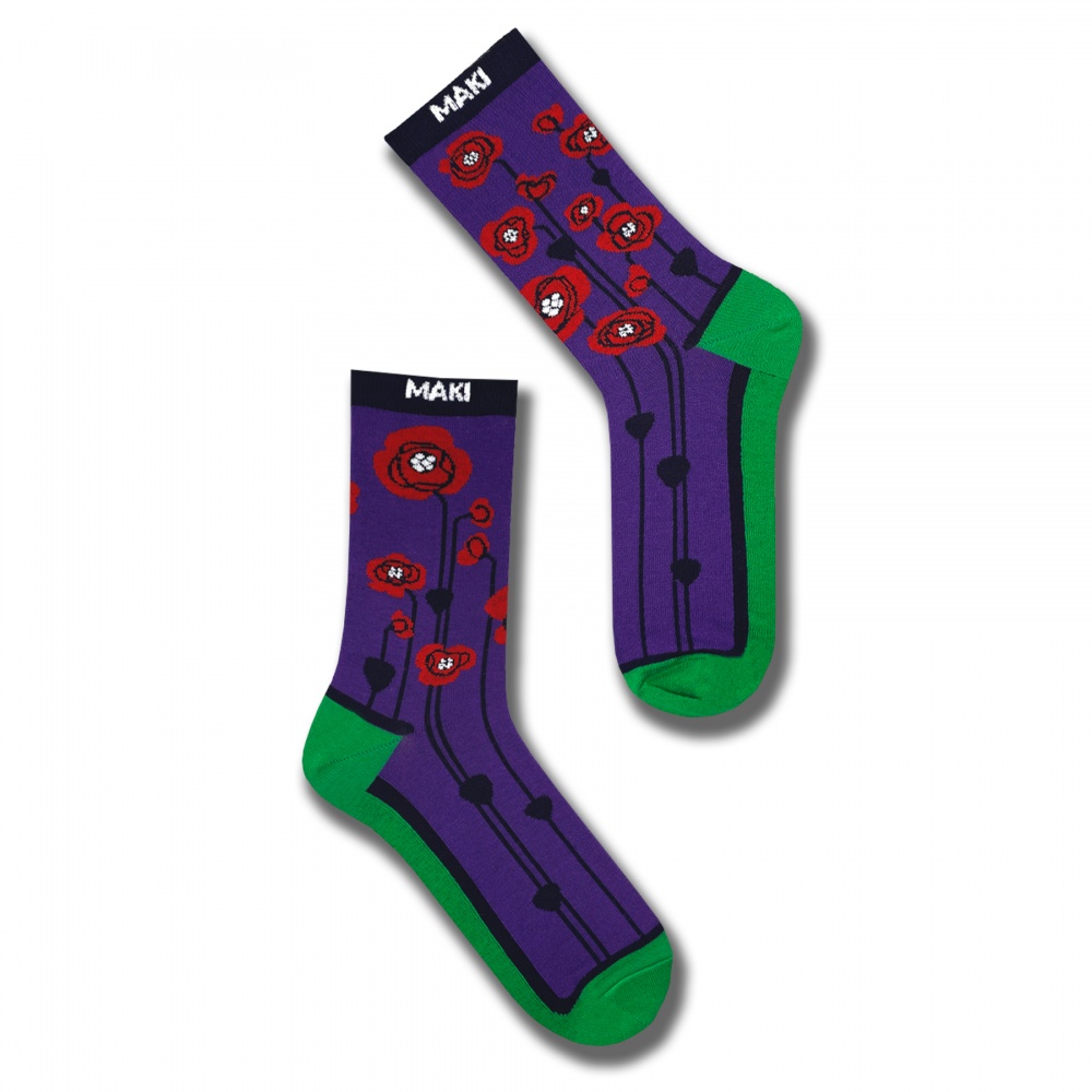 Носки женские Premier Socks Премиум EXCLUSIVE Maki р.23-25 разноцветный