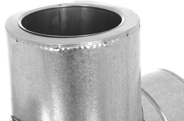 Тройник термо 1 мм нерж/оц Ф160/220 мм 87°LIRA-LTD 