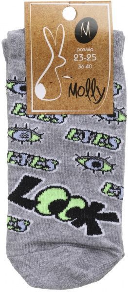 Носки женские Молли Look р. 23-25 серый 