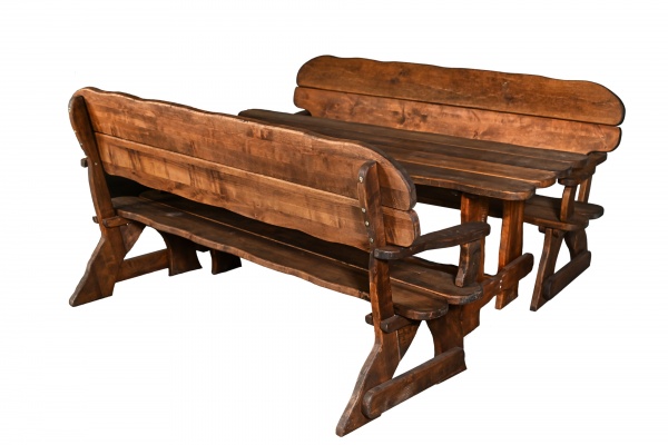 Комплект дерев'яних меблів Rattwood Брют коричневий 