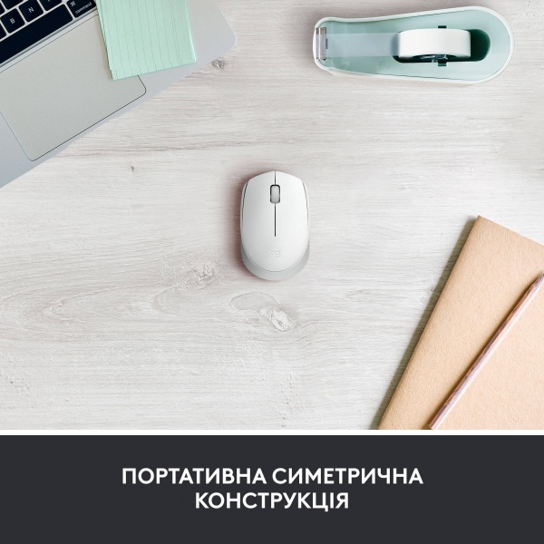 Миша Logitech Wireless Mouse M171 white (910-006867) 
