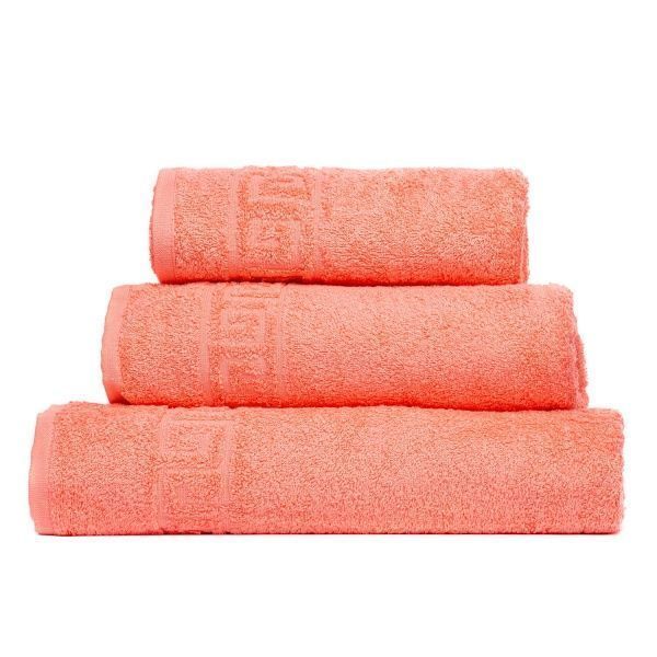 Рушник махровий Scarlet 35001 50x90 см світло-теракотовий Рашід 