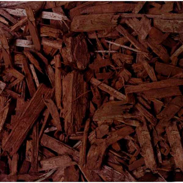 Мульча древесная декоративная колорированная, цвет КОРИЧНЕВЫЙ 60 л фоновая