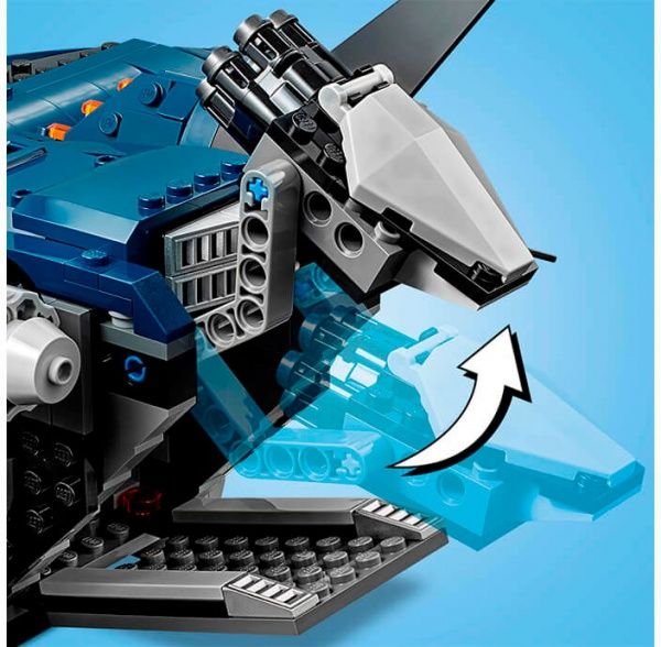 Конструктор LEGO Super Heroes Унікальний Квінджет Месників 76126