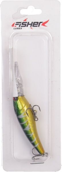 Воблер Clepsydra YE-90-8-10 8 г 90 мм #002 золотисто-черный