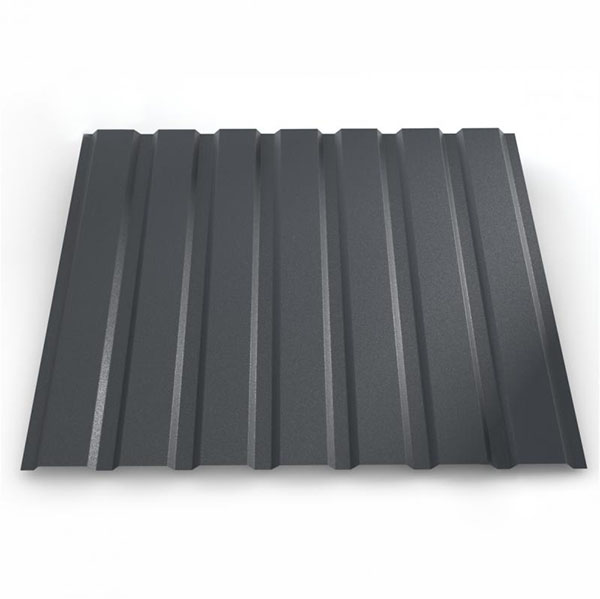 Профнастил матовый ПР-15А 2000x1155 мм RAL 7024 графит