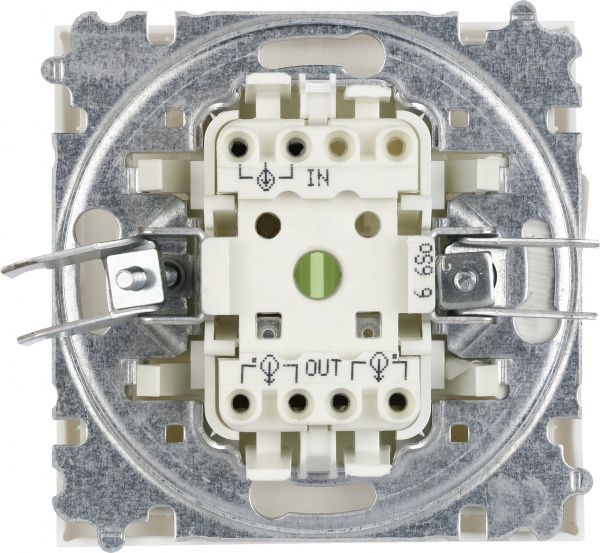 Выключатель проходной одноклавишный ABB Neo без подсветки 10 А 250В IP20 светло-зеленый 3559M-A00651 42 12