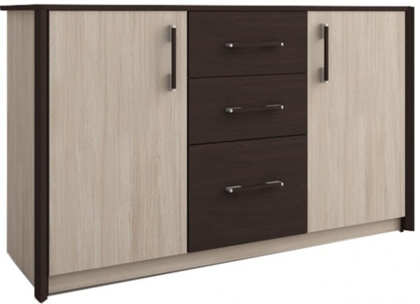 Комод SOKME 1360 Скарлет дуб сонома/дуб сонома 