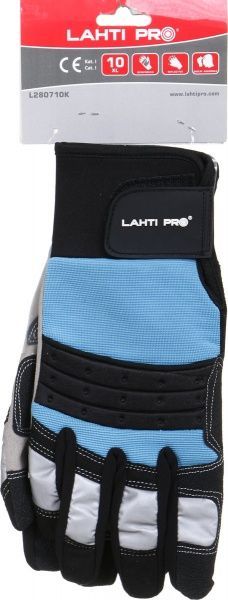 Рукавички Lahti Pro захисні світловідображаючі з покриттям мікрофібра XL (10) L