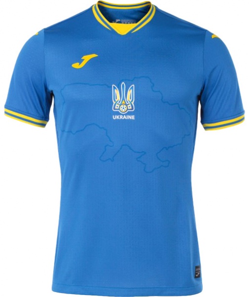 Футболка Joma FED. FUTBOL UCRANIA AT102404A709 р.XS синий