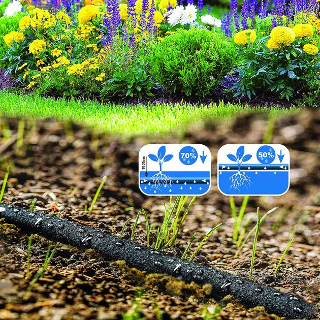 Садовый шланг Gruntek капилярный 15 м 1/2