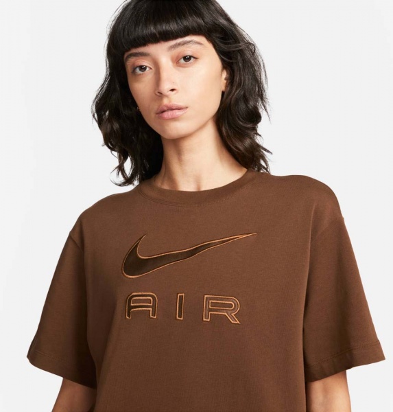 Футболка Nike TEE BF AIR DR8982-259 р.XS коричневий