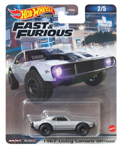 Машинка Hot Wheels колекційна 1967 Chevy Camaro Offroad серії Форсаж 1:64 HNW46/HNW47