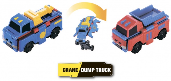Машинка-трансформер Flip Cars Кран та самоскид EU463875-01
