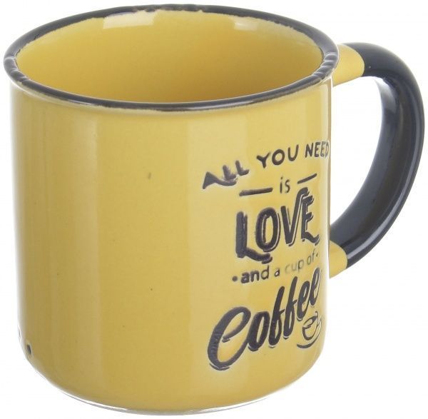 Чашка Notes Yellow 250 мл