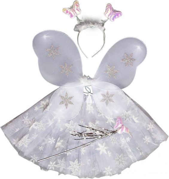 Костюм дитячий карнавальний з зірочками білий HLJ170419-6 