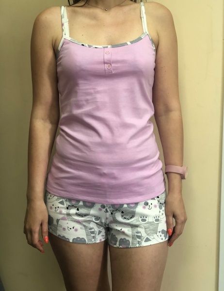 Пижама женская Roksana Cat 597/12223 р. М фиолетовый 