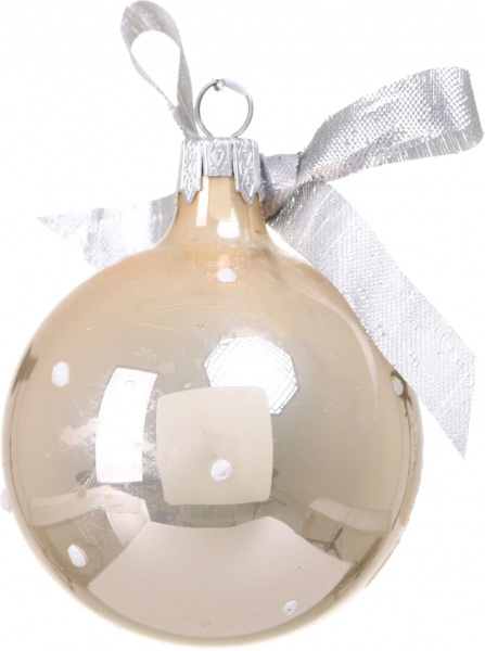 Шар новогодний символ года декупаж d 60 мм в ассортименте