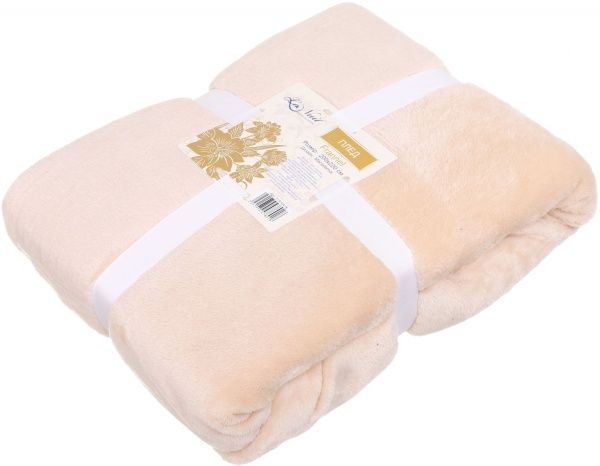 Плед Frannel Macadamia 160x200 см персиковый La Nuit 