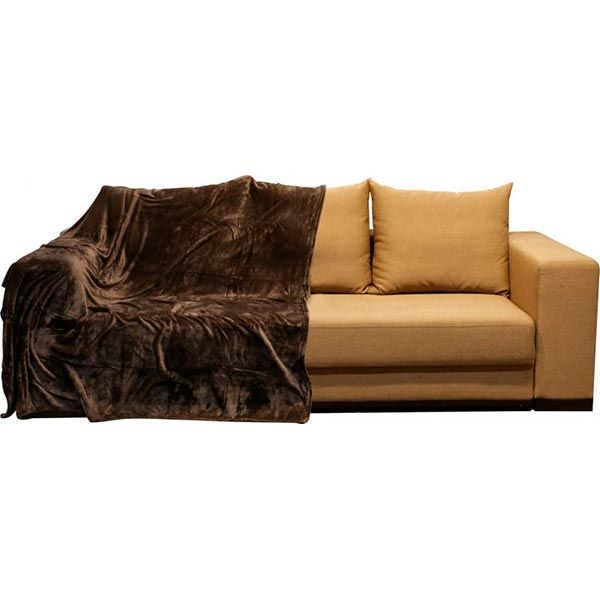 Плед La Nuit Basic brown 160x200 см
