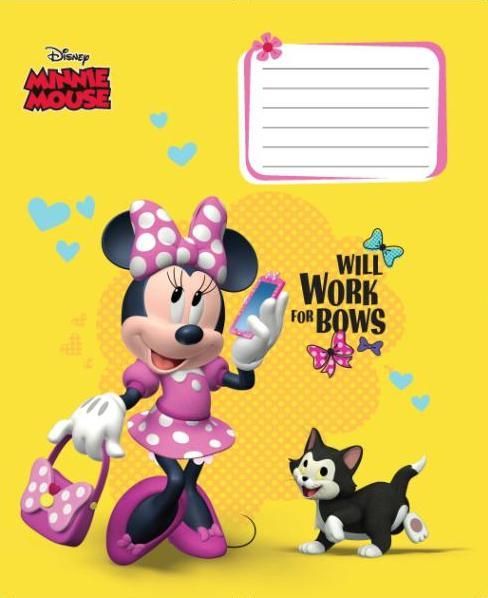 Тетрадь школьная Mickey Mouse 18 листов в клетку Мицар+