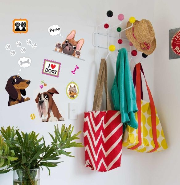 Декоративна наліпка Design stickers Цуцики 29.7x42 см